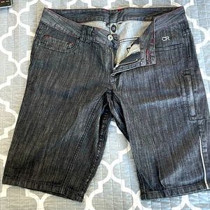 Black Denim Club Ride Freedom Bike Shorts